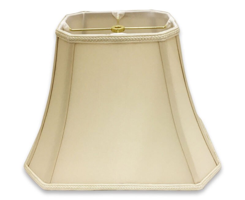 Royal Designs, Inc. Rectangle Cut Corners Designer Bell Lampshade - Image 2