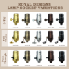 Royal Designs Push Through Lamp Socket for LED Bulbs - Image 7