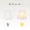 Flare Bottom Outside Corner Scallop Basic Lampshade - Image 3