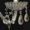 Royal Designs Classic Vintage Style Crystal Candle Chandelier 6 Arm Pendant Ceiling Fixture - 29" H x 24" W -  K9 High Quality Crystal Lighting - Image 2