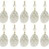 Diamond Cut Prism with Polished Brass Connectors and an extra Octagon Crystal Bead Pack of 10