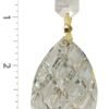 Diamond Cut Prism with Polished Brass Connectors and an extra Octagon Crystal Bead Pack of 10 - Image 2