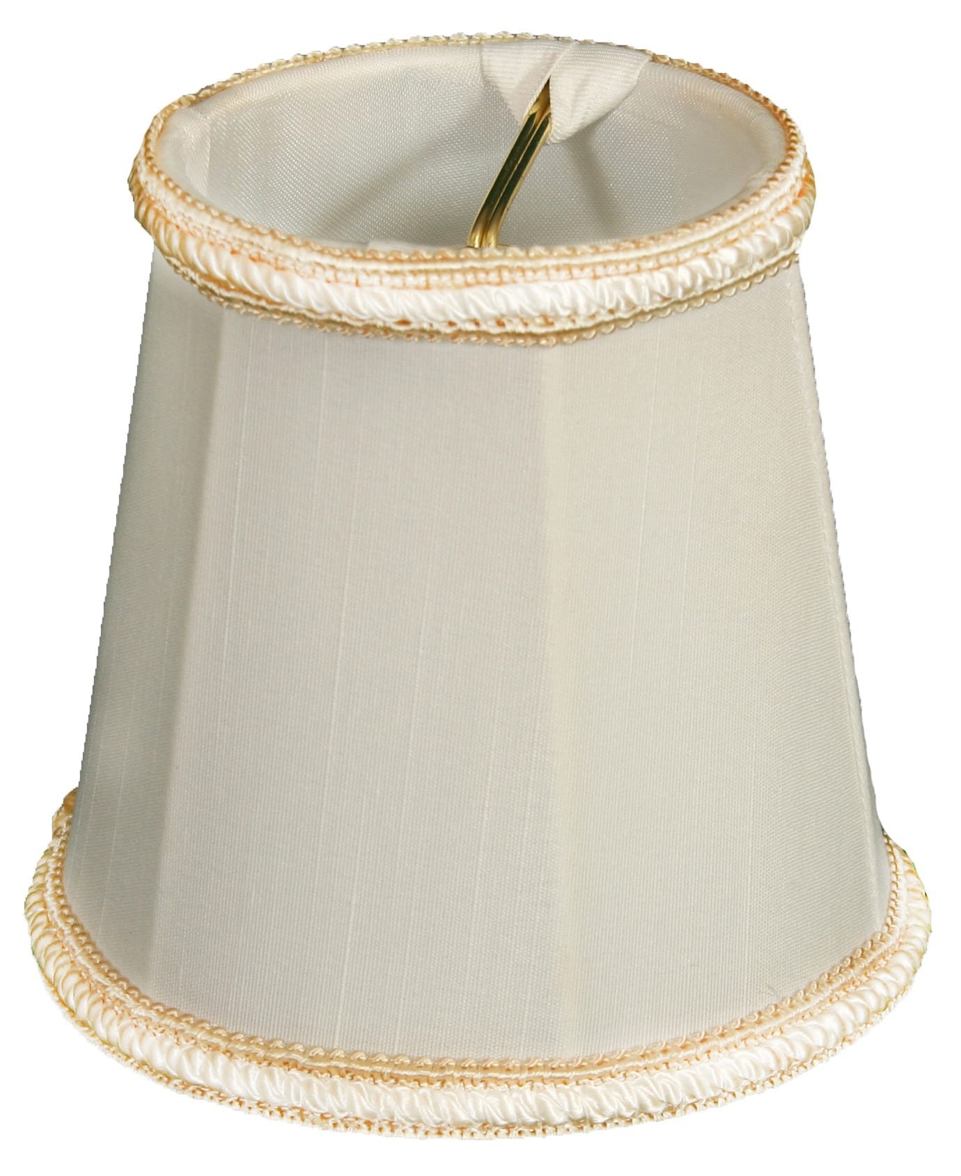 thumbnail image 2 of Royal Designs Clip-On Chandelier Lamp Shade - Empire Shape, Pink, 3"x5"x4.5", Flame Clip Fitter 2 of 11