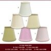 Empire Chandelier Lamp Shade with Decorative Trim Flame Clip Fitter 3 x 5 x 4.5 - Image 2