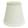 Empire Chandelier Lamp Shade with Decorative Trim Flame Clip Fitter 3 x 5 x 4.5 - Image 8