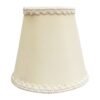Empire Chandelier Lamp Shade with Decorative Trim Flame Clip Fitter 3 x 5 x 4.5 - Image 6