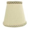 Empire Chandelier Lamp Shade with Decorative Trim Flame Clip Fitter 3 x 5 x 4.5 - Image 5