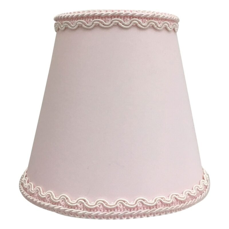 thumbnail image 2 of Royal Designs Clip-On Chandelier Lamp Shade - Empire Shape, Pink, 3"x5"x4.5", Flame Clip Fitter 2 of 11