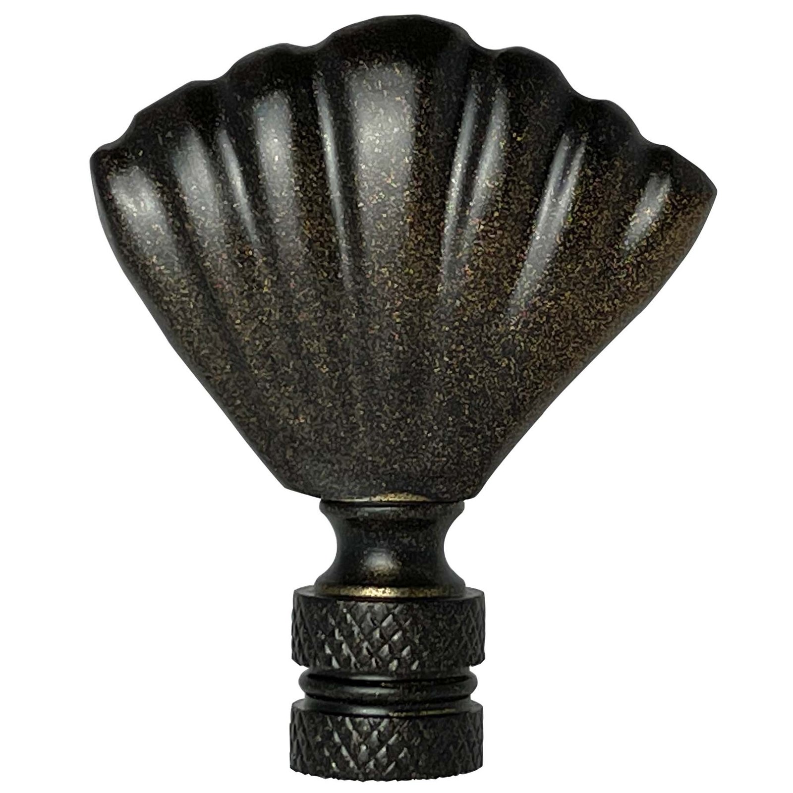 Royal Designs Seashell Lamp Finial Polished Brass 