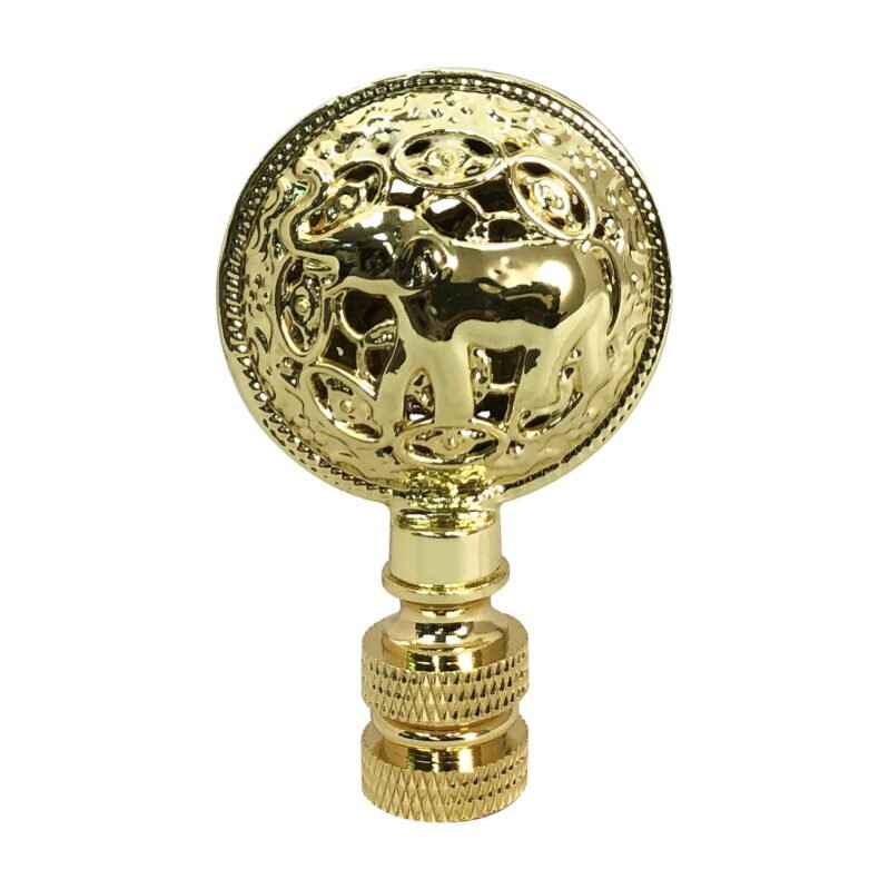 thumbnail image 2 of Crab Lamp Finial Antique Brass - Royal Designs, Inc 2 of 13