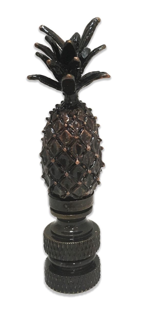 thumbnail image 2 of Royal Designs Elegant Leaves Lamp Finial For Lamp Shade- Polished Brass 2 of 9