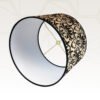 Royal Designs Modern Trendy Decorative Handmade Black and White Flower Design Hardback Lamp Shade HBC-8078 - Image 3