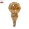 Royal Designs Gourd Shaped Decorative Tinted Indoor or Outdoor Edison E26 Medium Base Dimmable LED Light Bulb