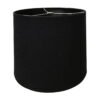 Set of 2 Buffet Lamps, Brushed Nickel Finish with Black Lampshade Square Crystal Accented Base - Image 7