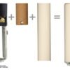 4" Cream Chandelier Socket Covers with Paper Insulation - Image 3